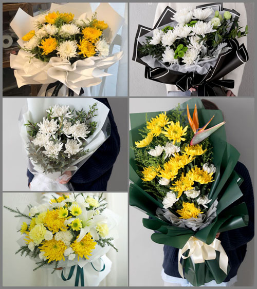 福建福州福清市渔溪镇白事花束代送
